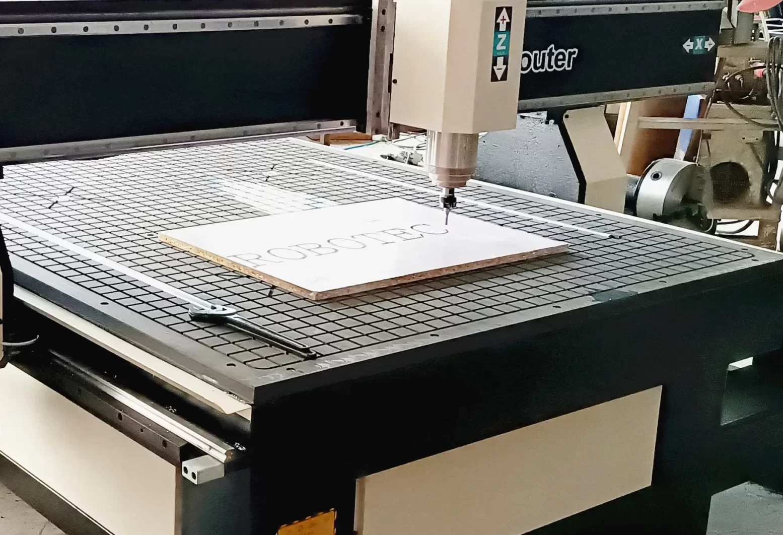 CNC cutting and machining for furniture panels