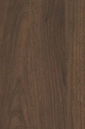 Manufacturer catalogue swatch: Pfleiderer R30135 Okapi Walnut, NW finish