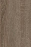 Manufacturer catalogue swatch: Pfleiderer R20031 Truffle Sonoma Oak, DU finish